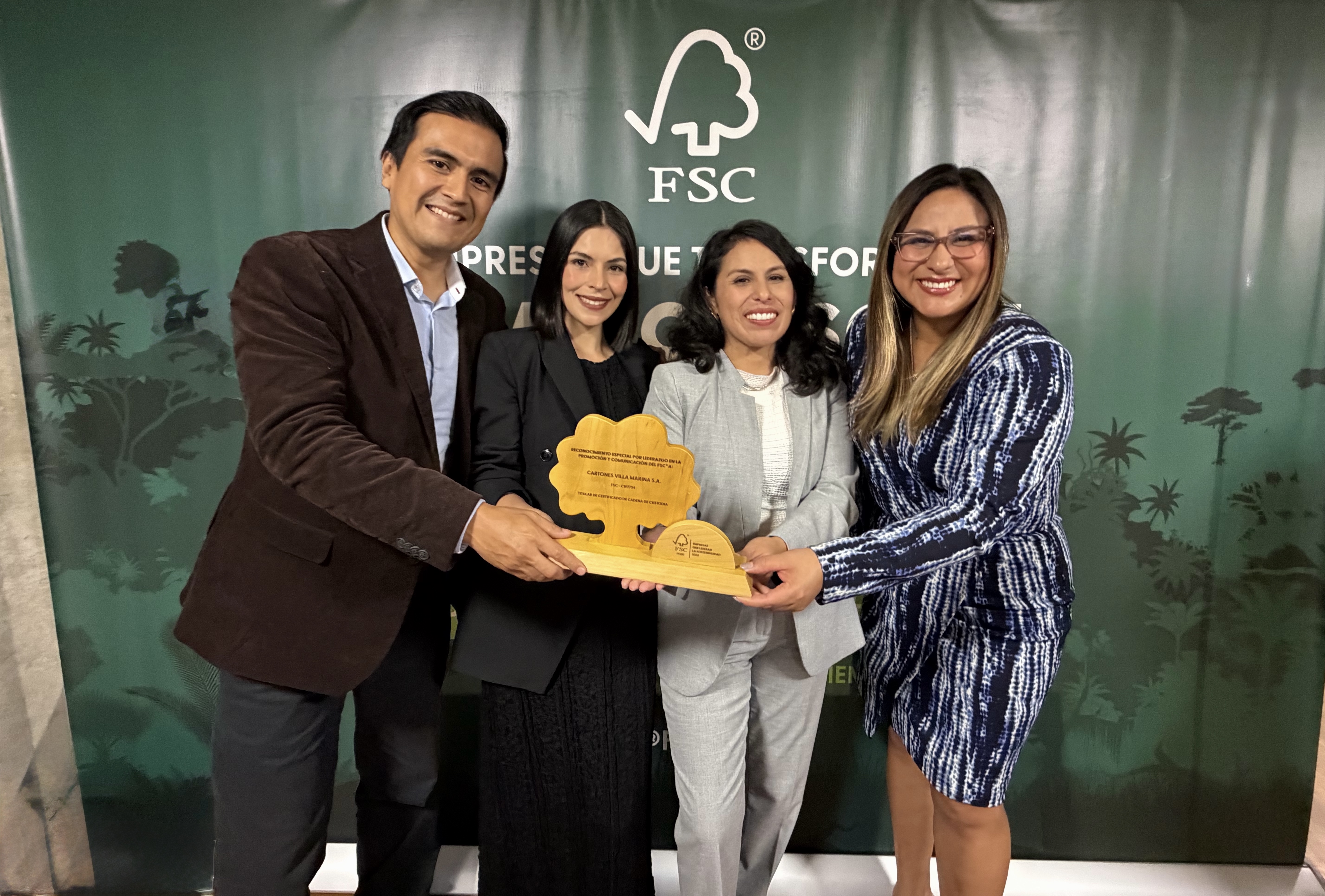 CARVIMSA es reconocida por FSC Perú por su liderazgo y compromiso con la sostenibilidad