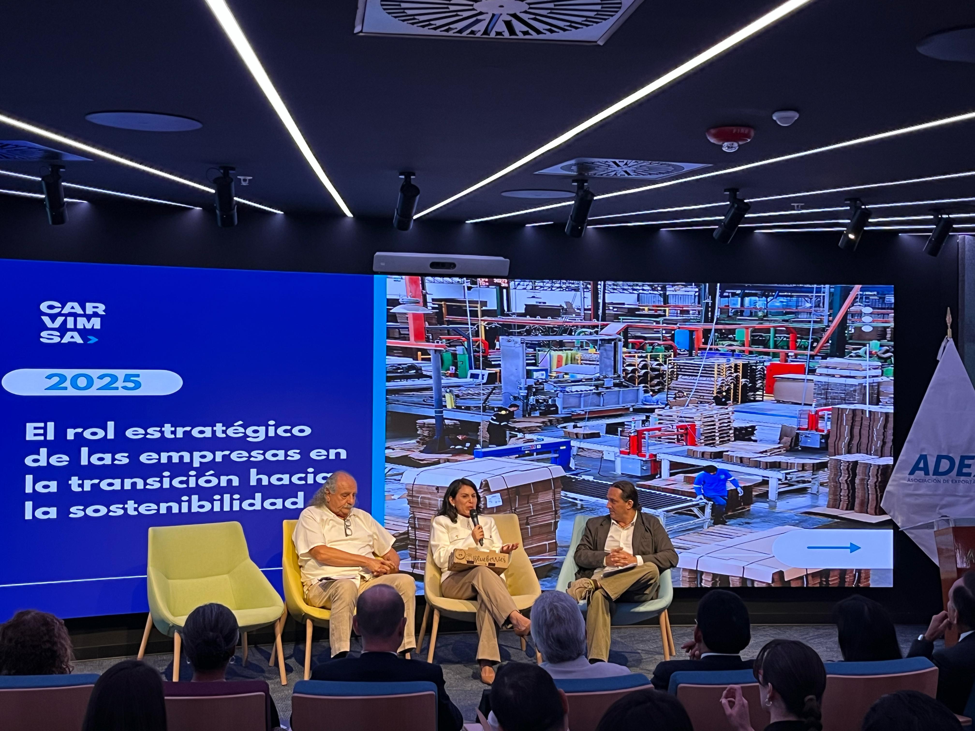 ¡Carvimsa participó en el conversatorio de ADEX sobre sostenibilidad y comercio exterior! ♻️