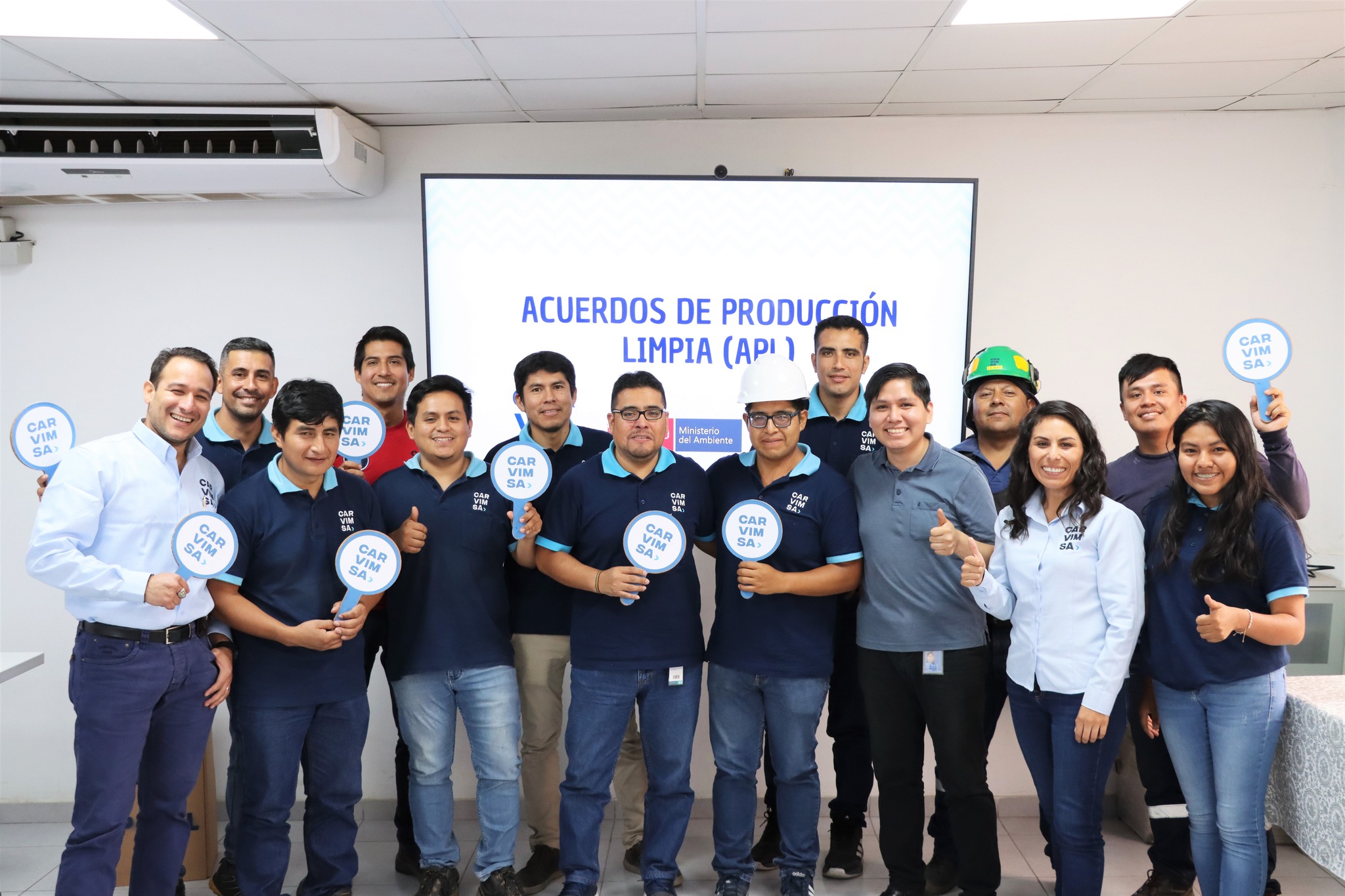¡CARVIMSA! la primera cartonera en el Perú en obtener el Acuerdo de Producción Limpia (APL)